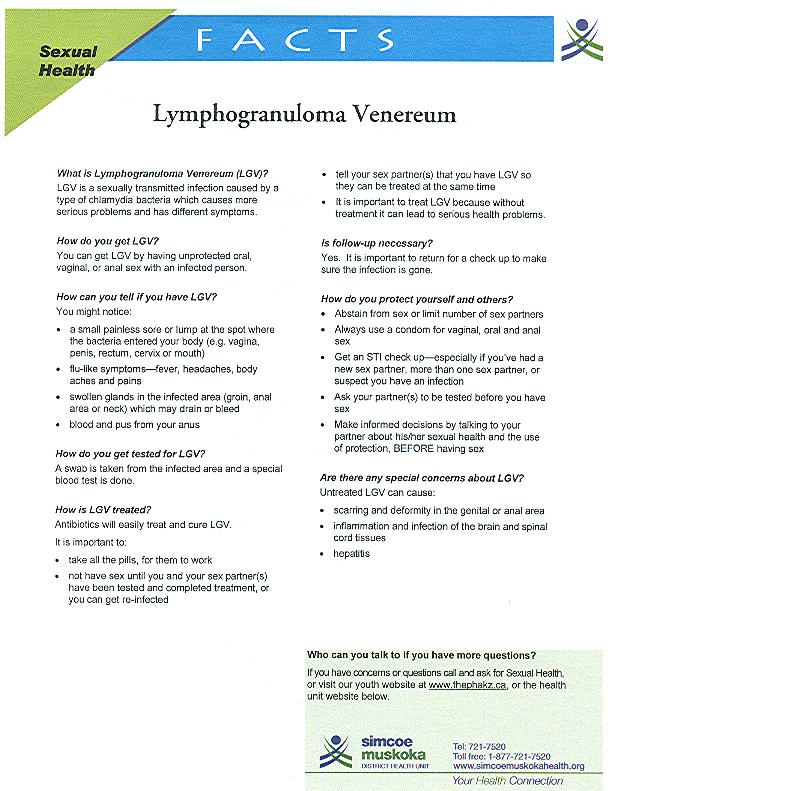 Sexual Health Facts - Lymphogranuloma Venereum