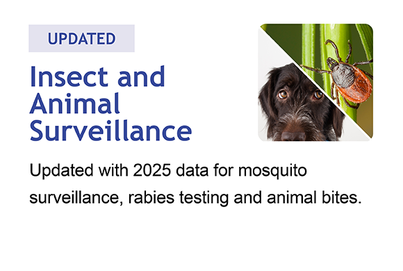 Click here for updates Insect and Animal Surveillance dashboard