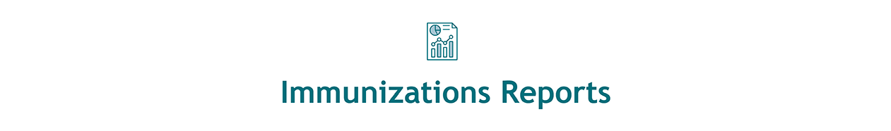 Immunization Reports Header