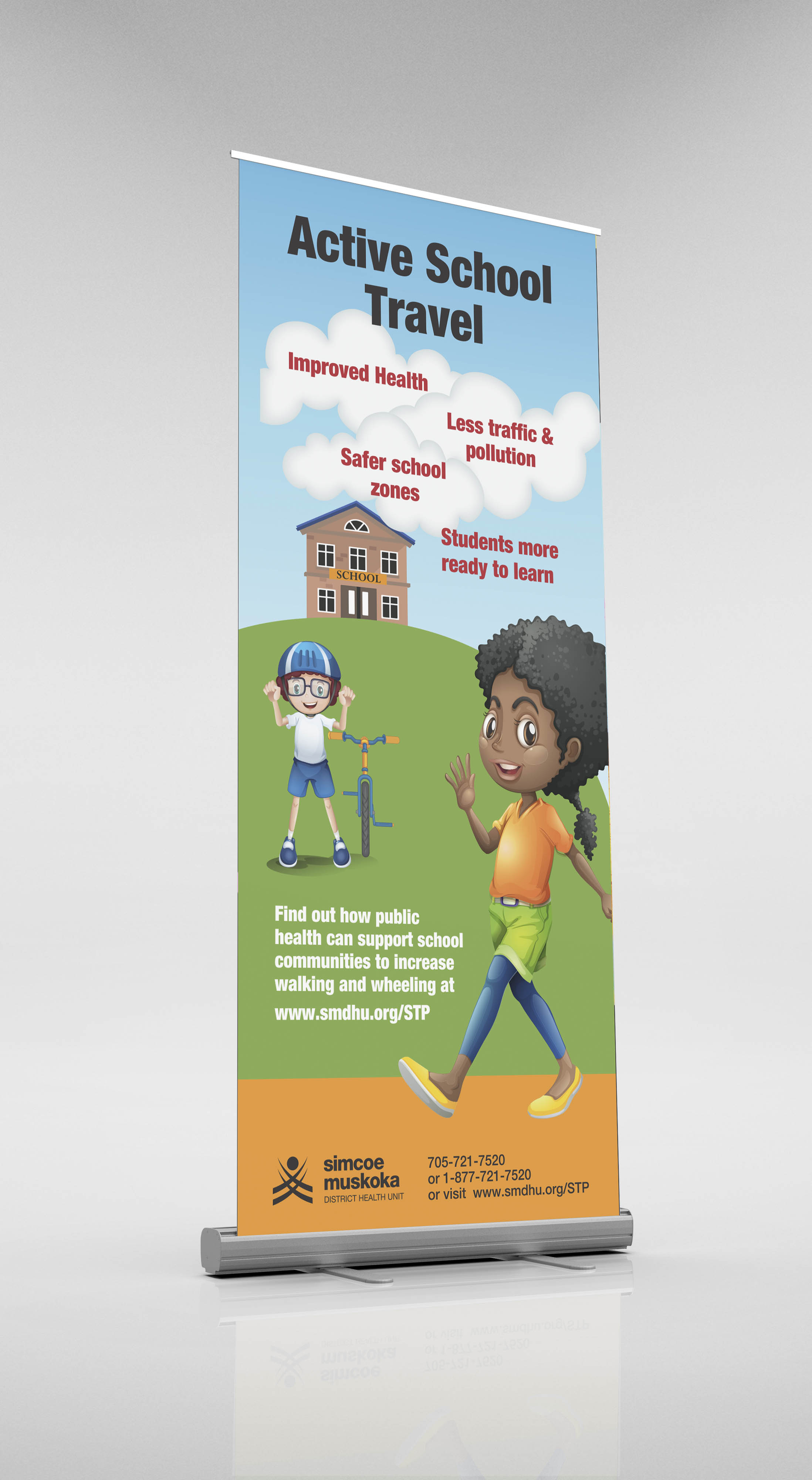 stp roll up banner mockup