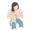 Upright or Straddle Position