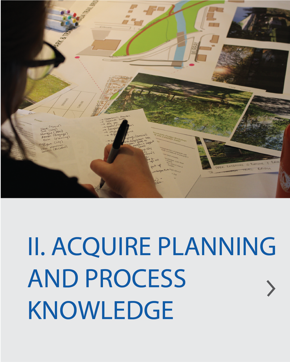 2. Aquire planning and process knowledge