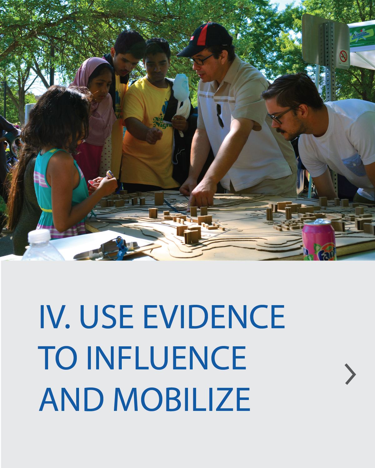 4. Use evidence to influence and mobilize