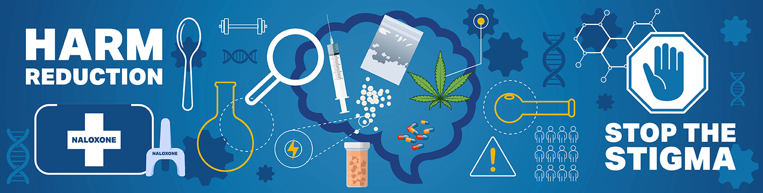 Collage of drugs affecting the brain