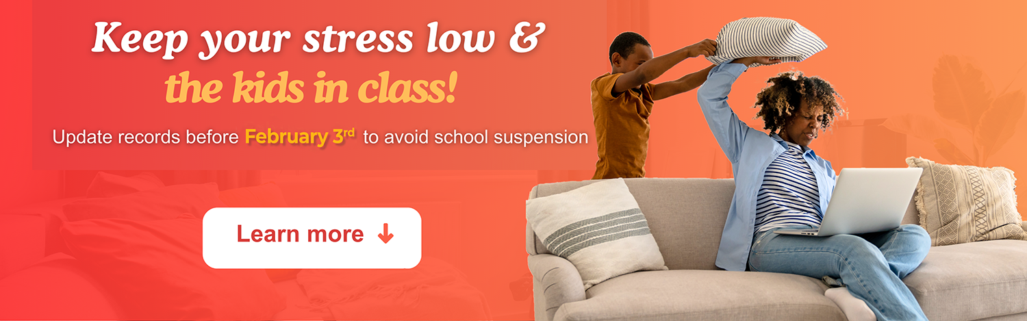 keep your stress low & the kids in class