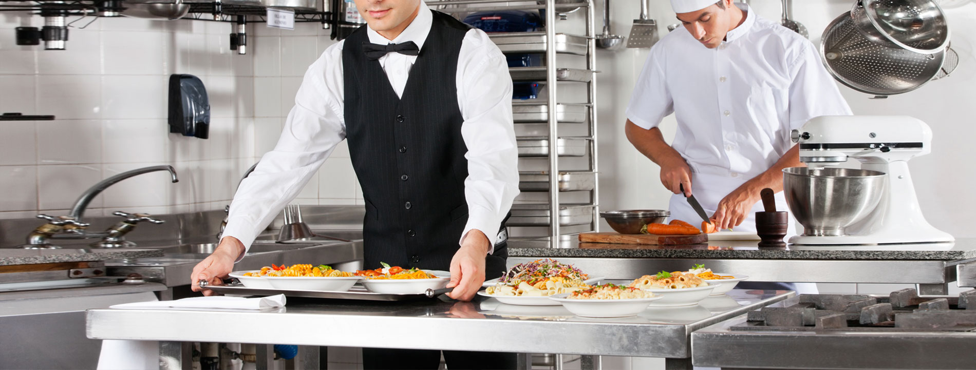 Photo of chefs in kitchen